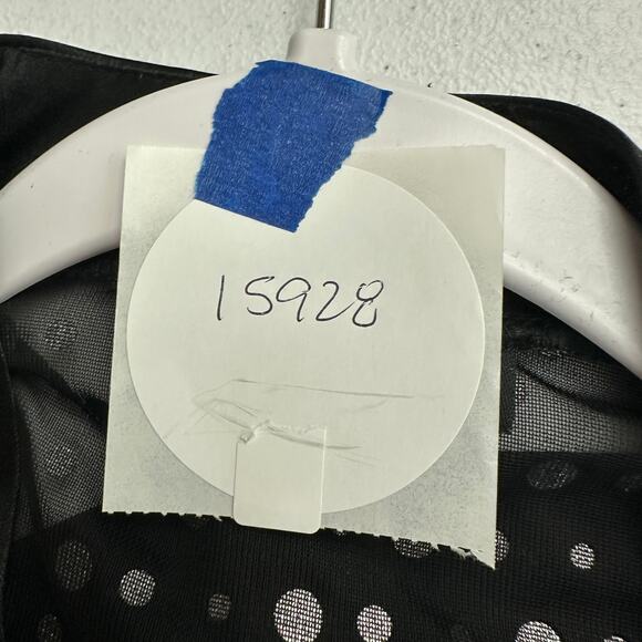 City Triangles Womens Jacket Size L Y2K Cropped Metallic Disco Party Sheer - Picture 7 of 7